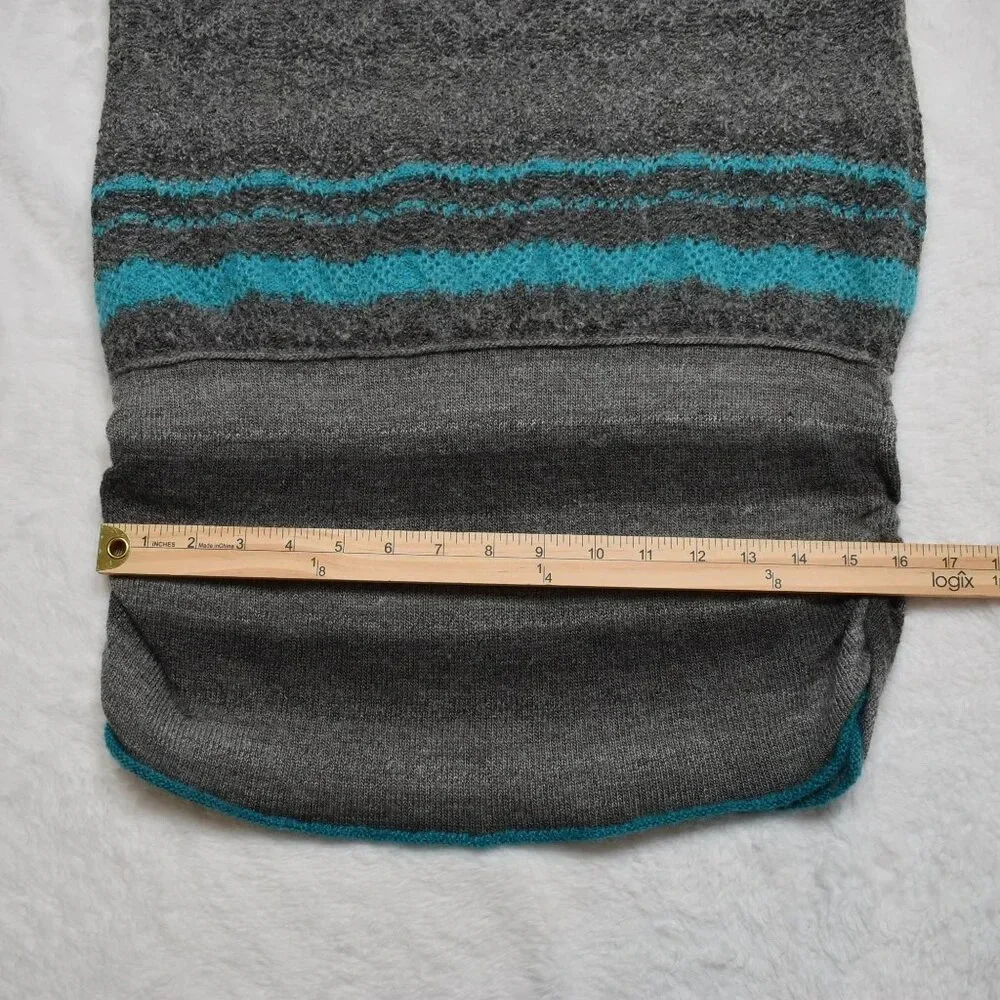 Free People Sweater Dress Tunic Sz M Mini Wool Blend Southwestern Boho Cowgirl